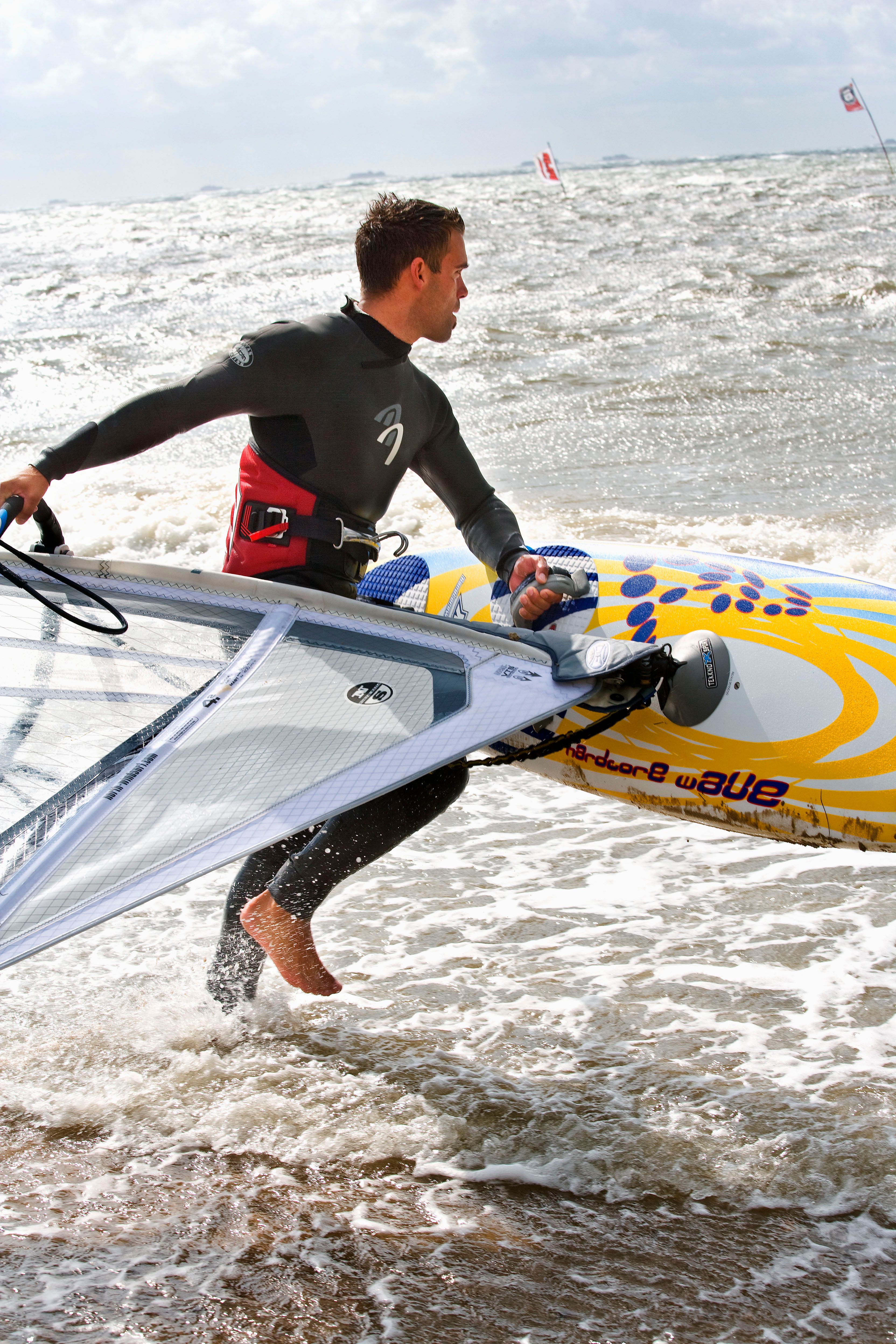 Surfer im Wasser