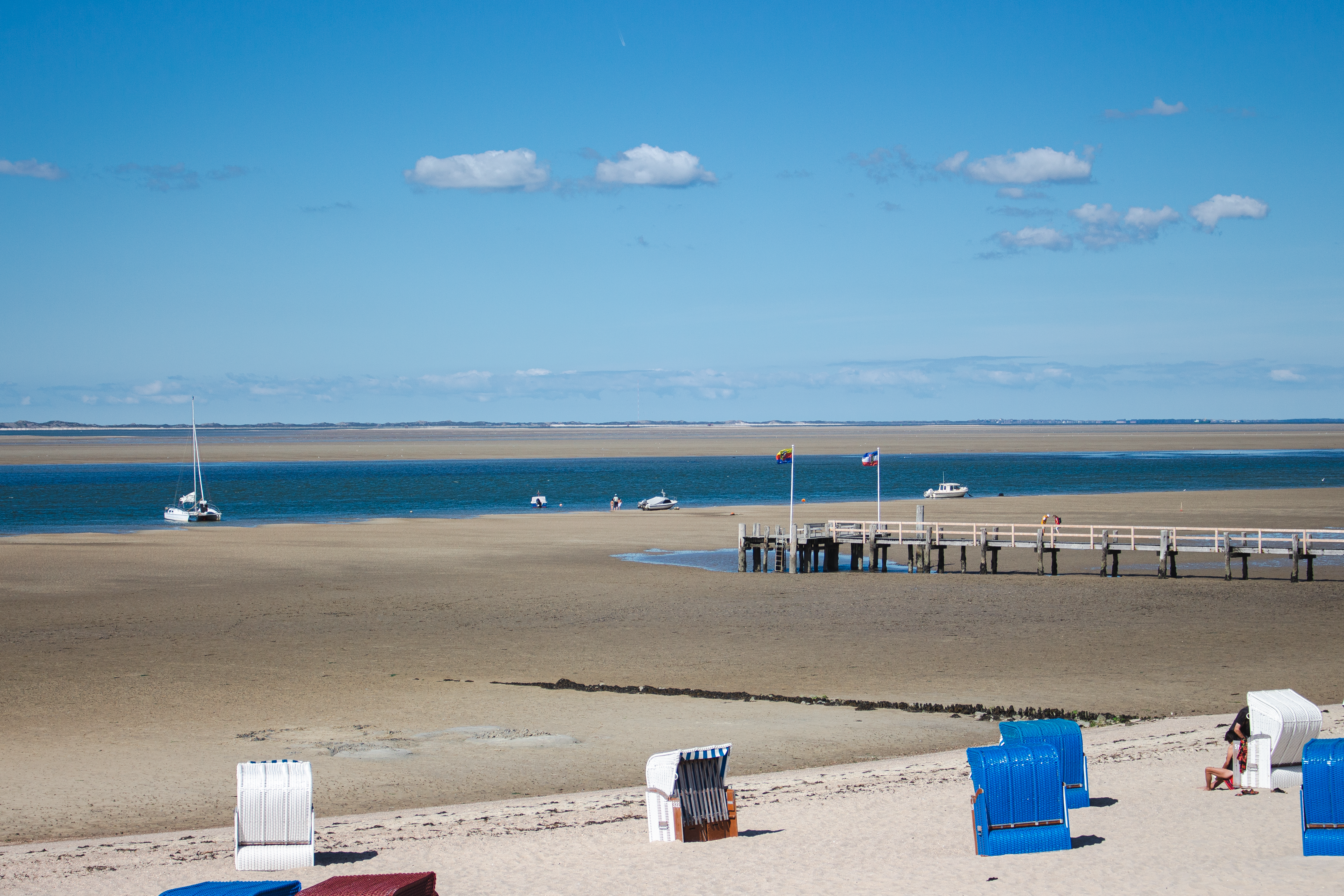 Strandblick in Utersum richtung Sylt