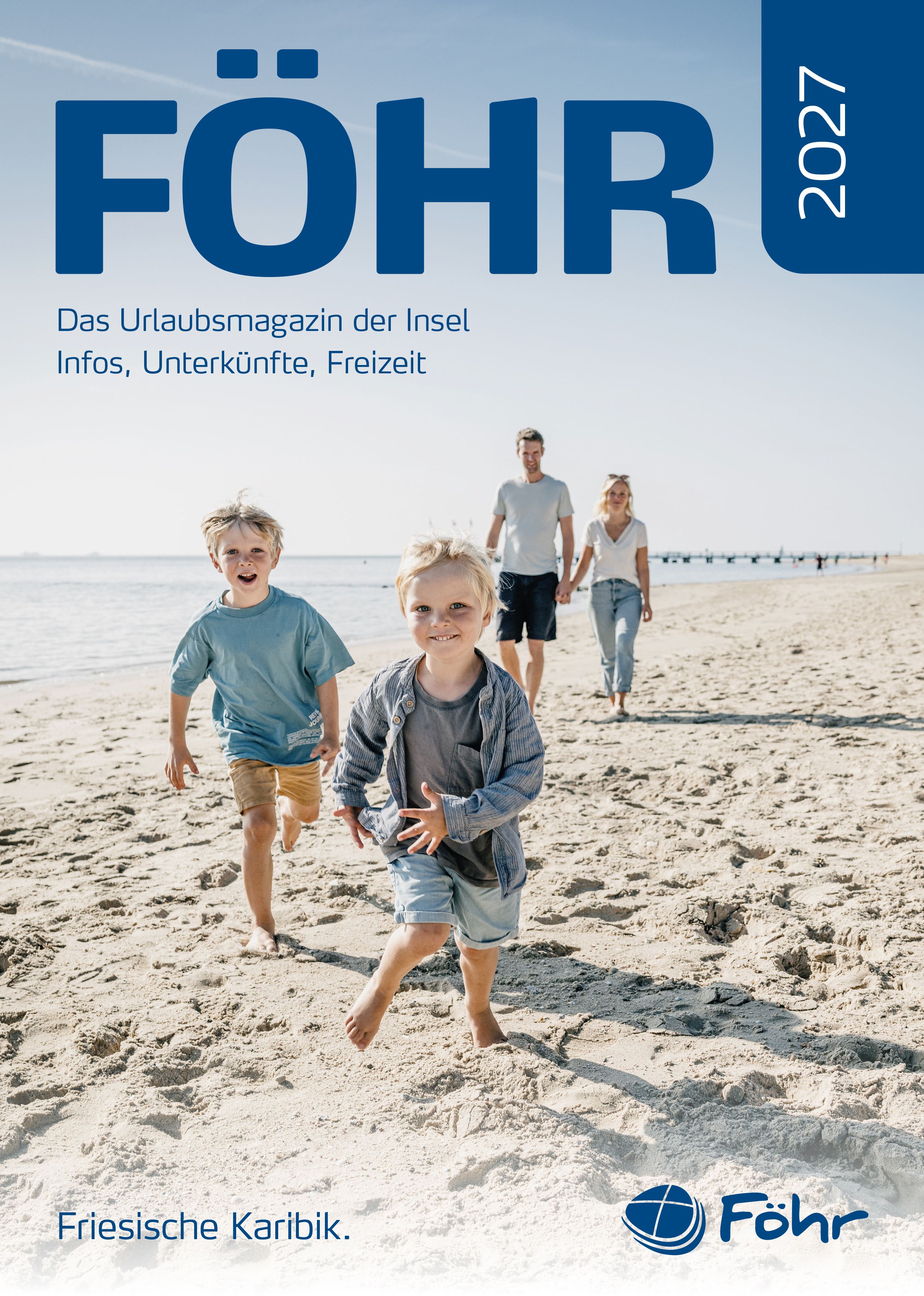 Titelbild des Urlaubsmagazins 2027 der Insel Föhr