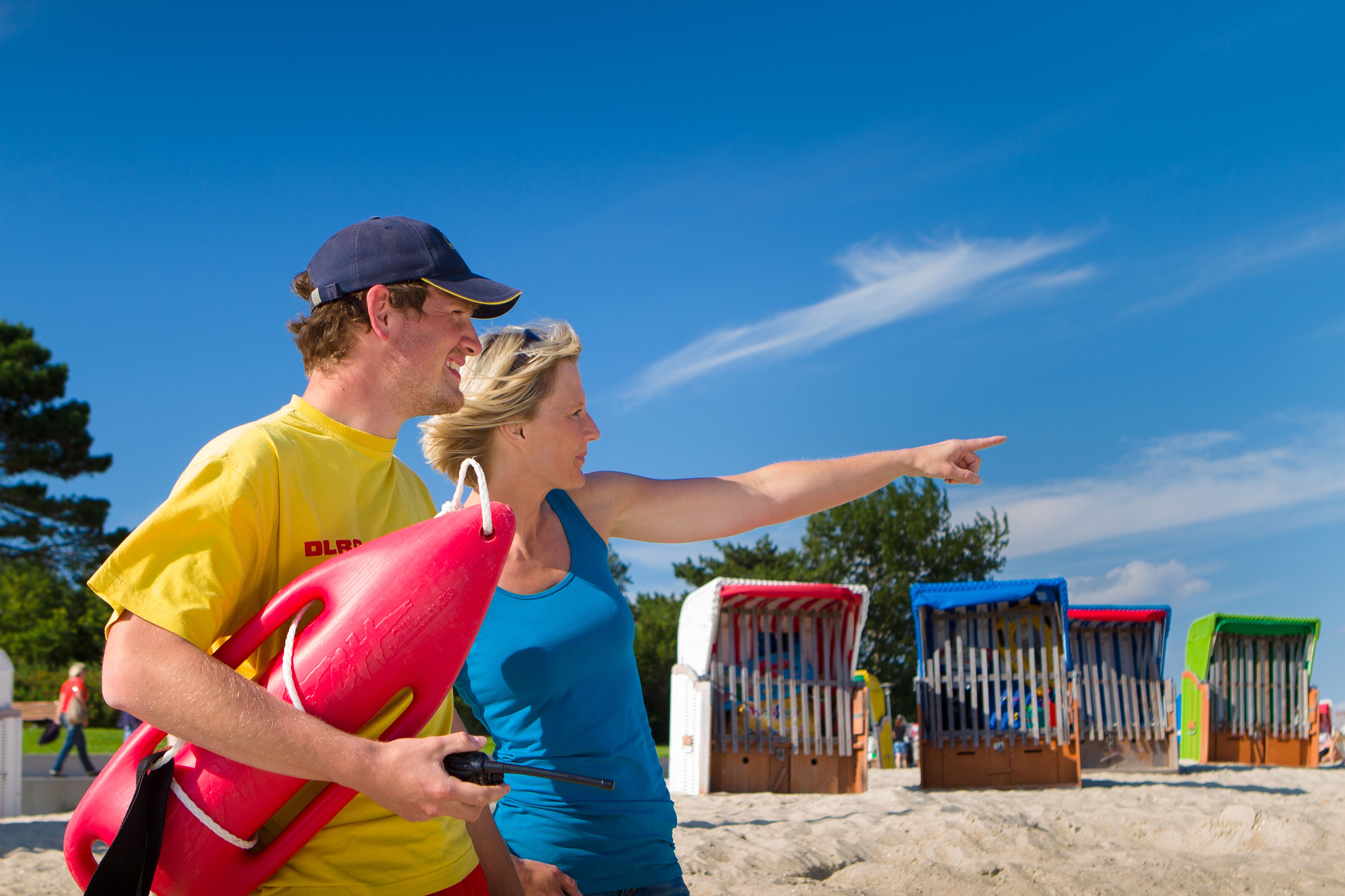 DLRG am Strand