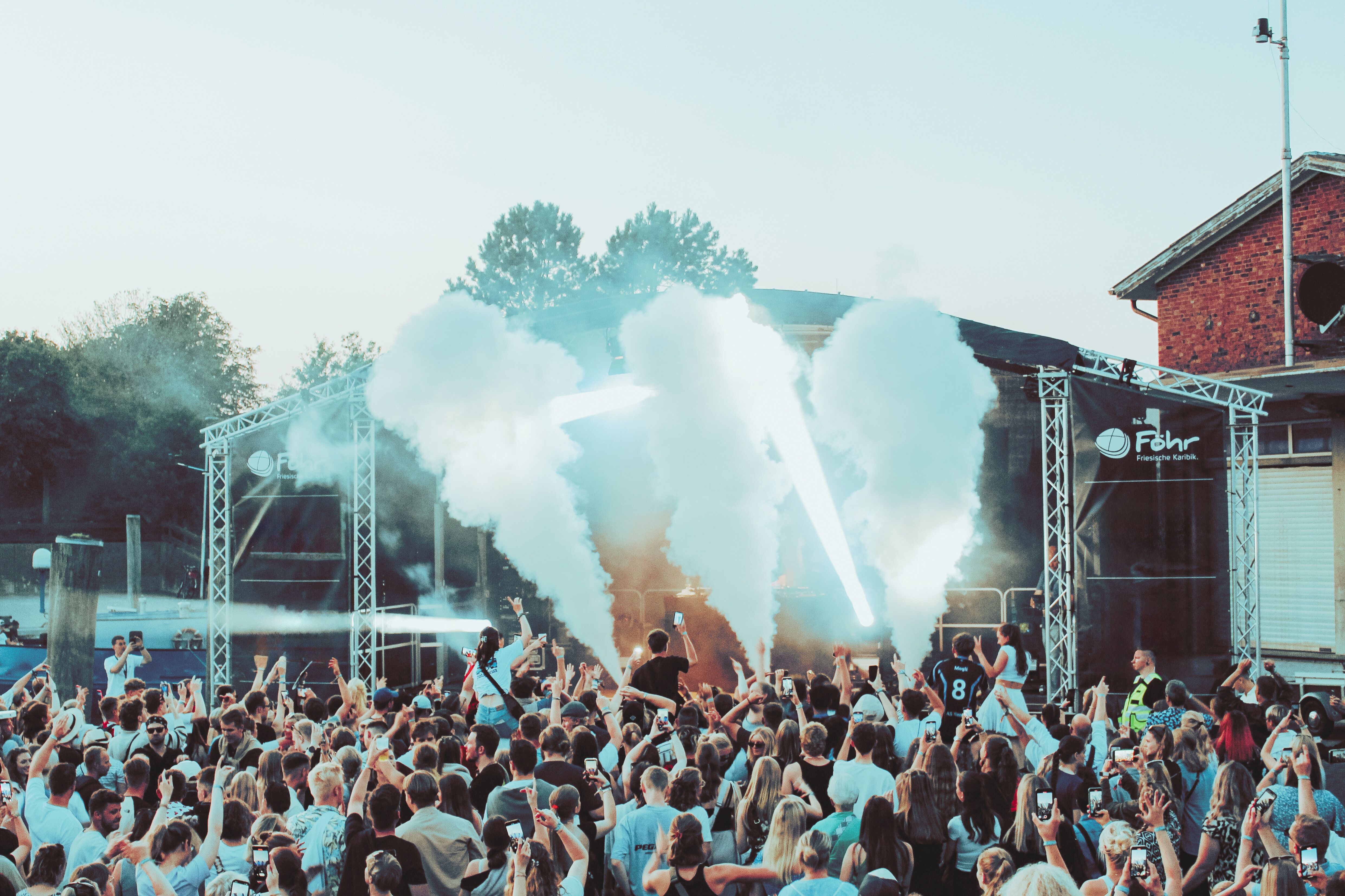 Menschemenge auf einem Festival