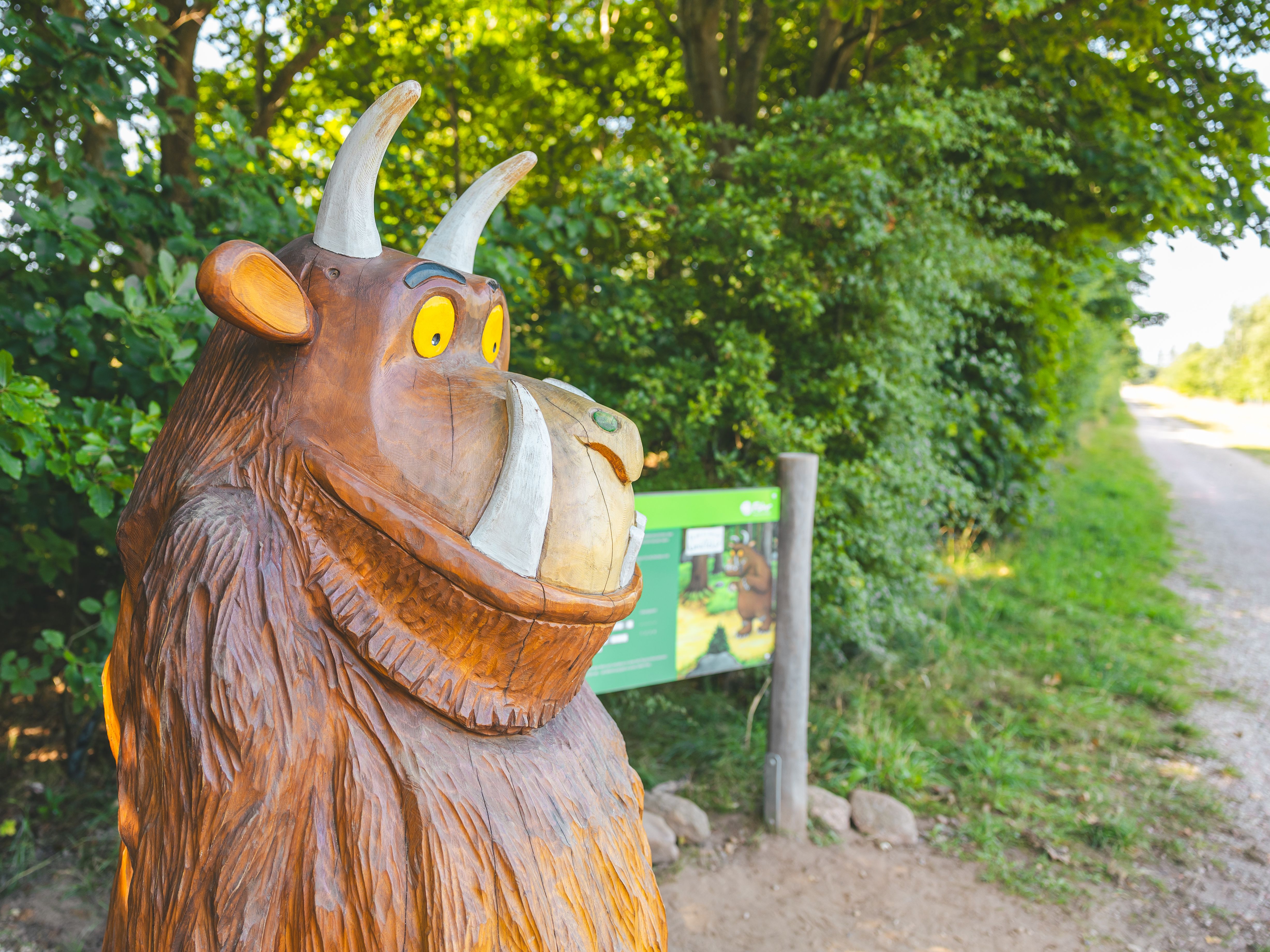 Der Grüffelo-Pfad im Wrixumer Forst feiert am Gründonnerstag seinen 1. Geburtstag. 