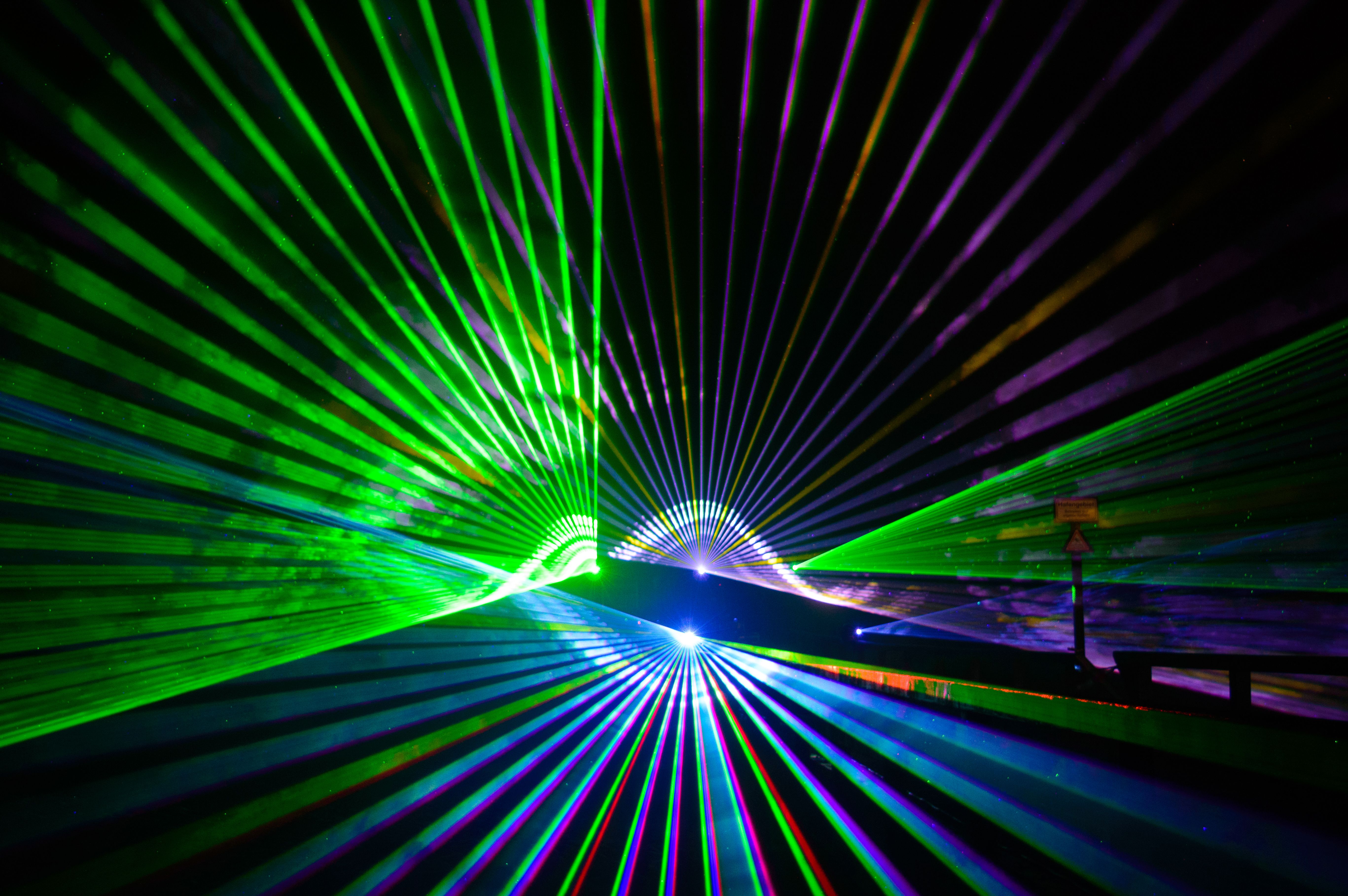 Lazershow in Wyk auf Föhr