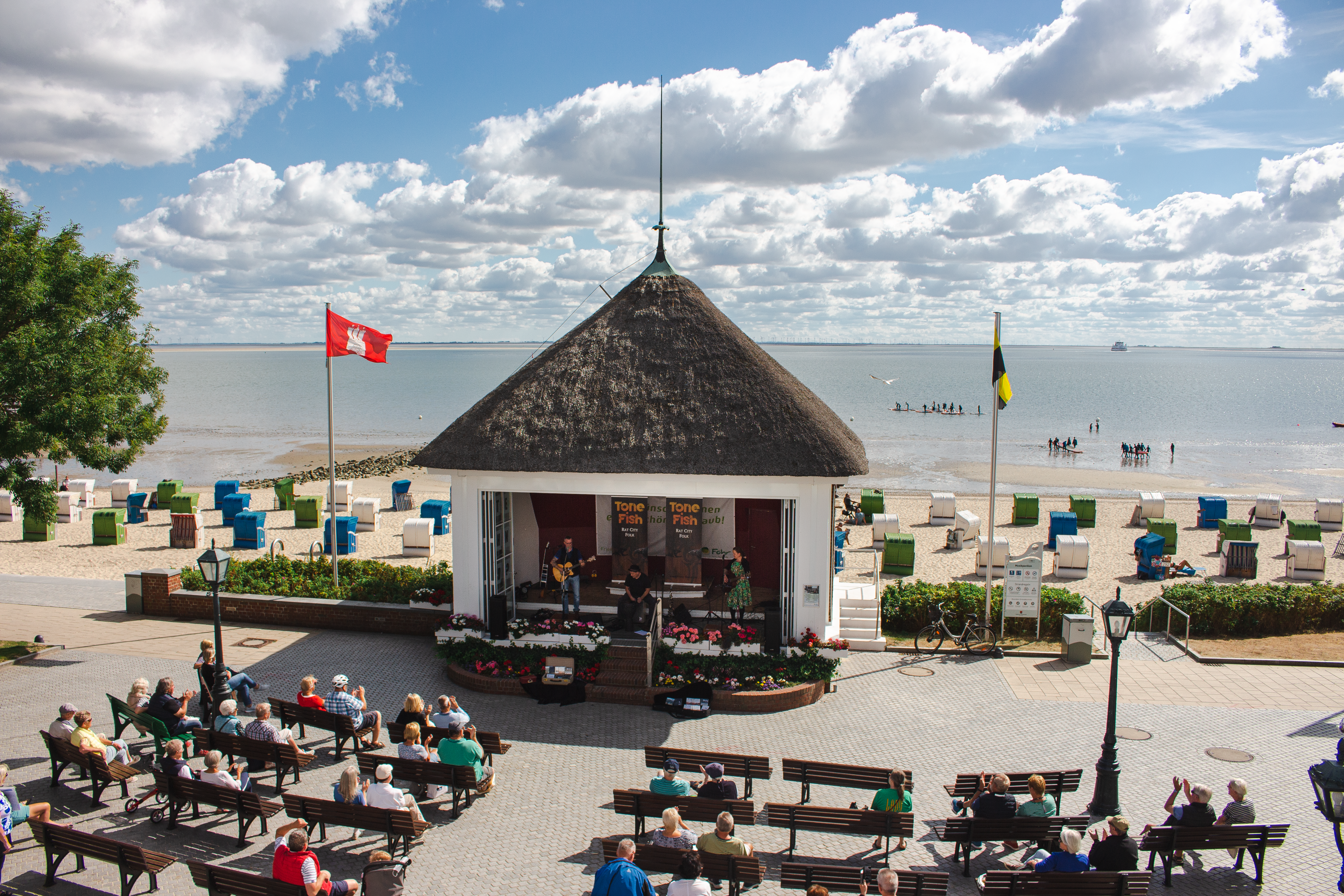 Musik am Pavillon in Wyk auf Föhr