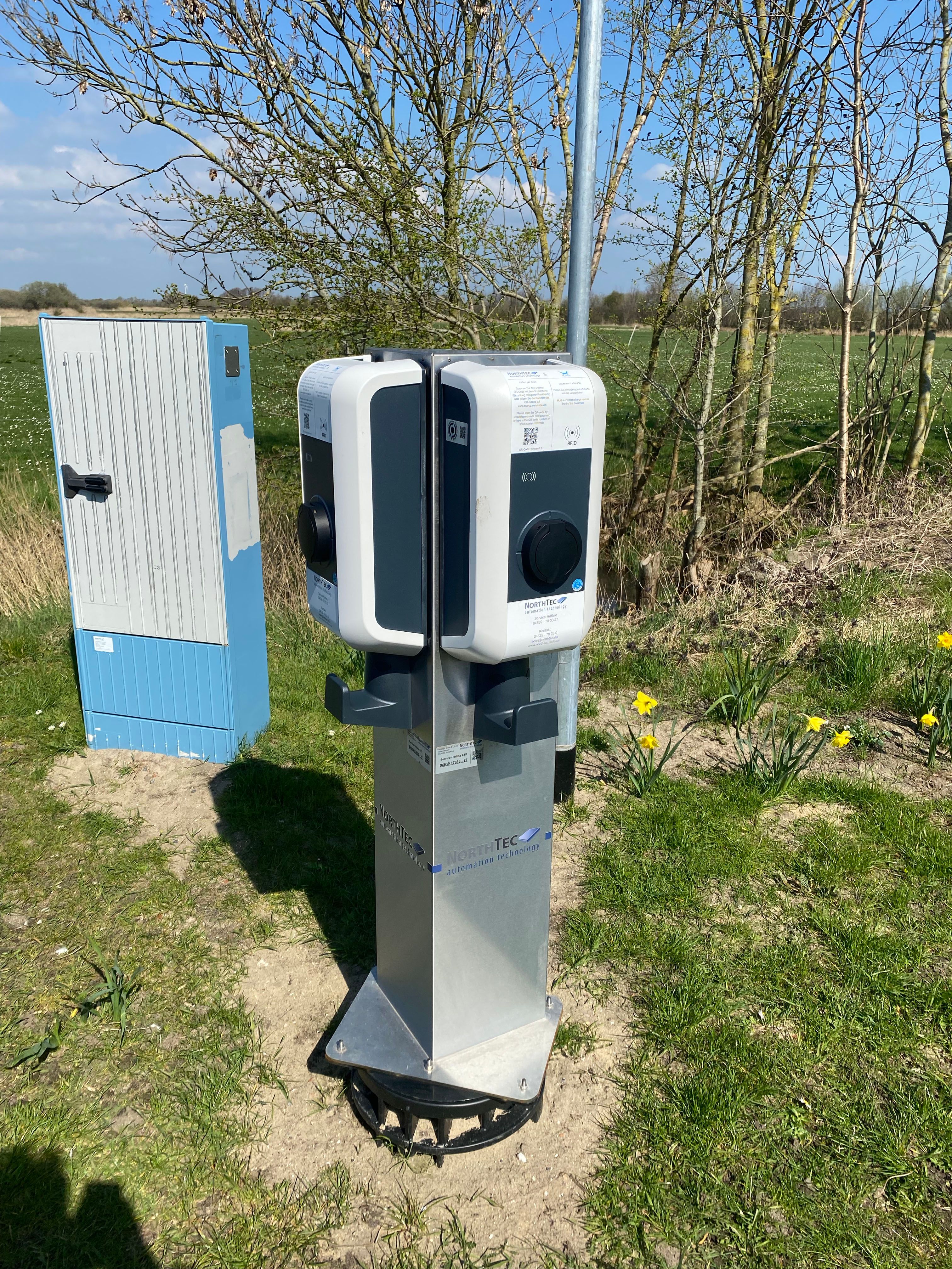 E-Ladesäule am Marschweg in Wrixum, Ohl-Dörp 15