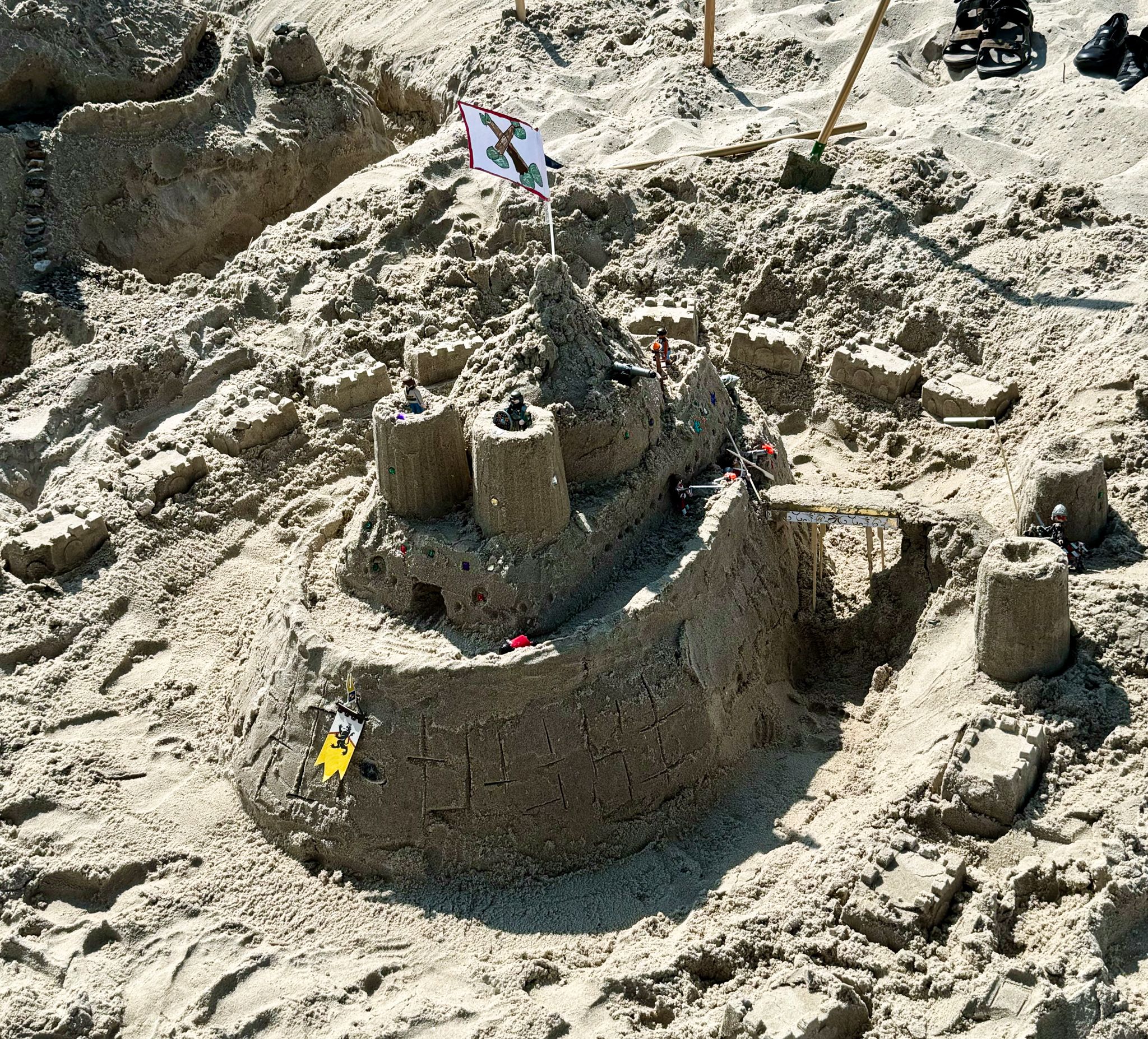 Ritterburg aus Sand