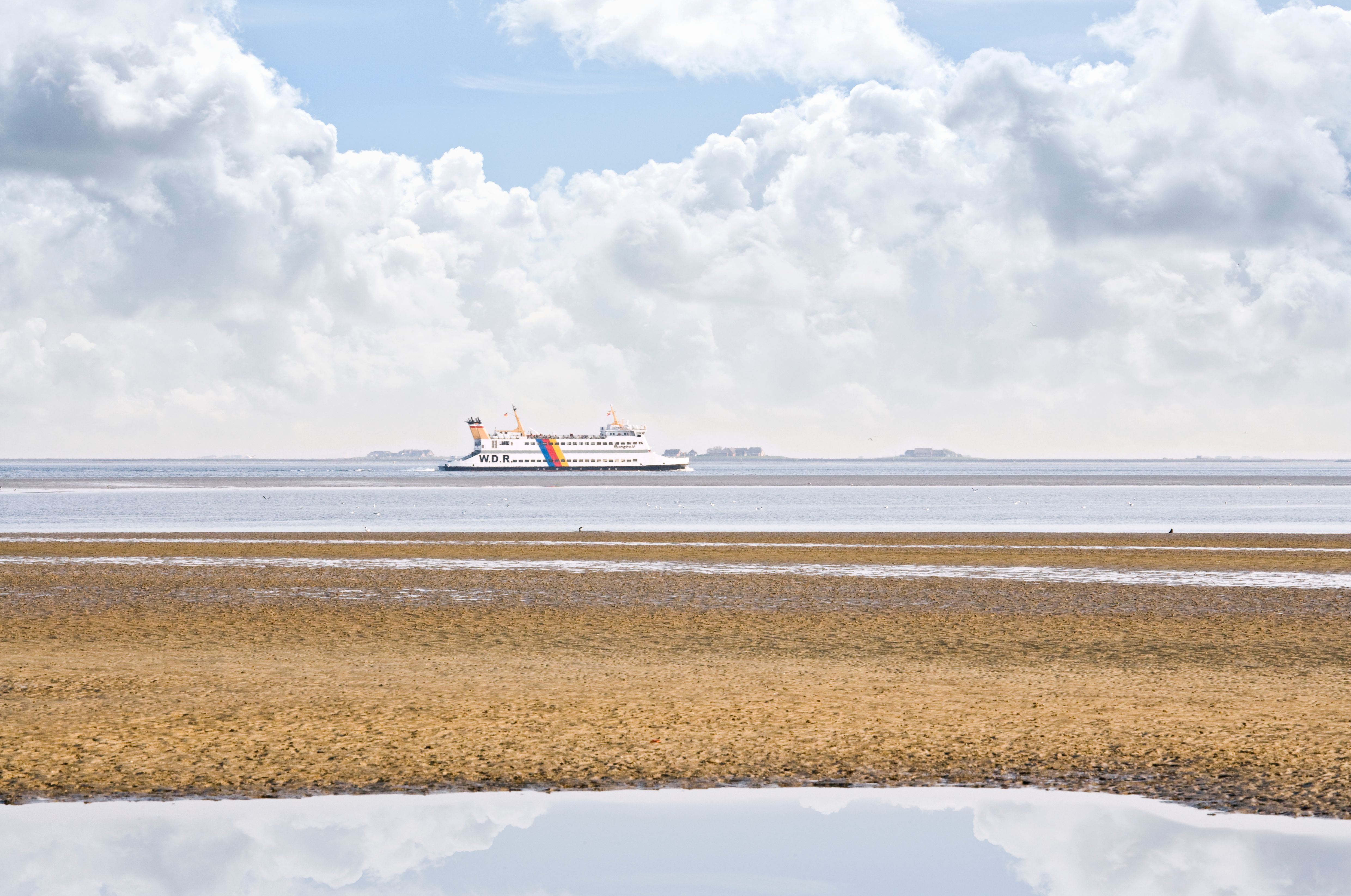 Fähre in der Nordsee